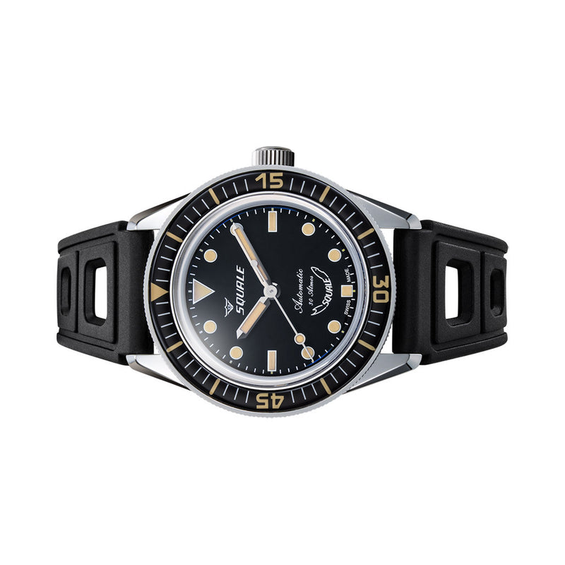 Squale SUB-37 Legend Dive Watch #SUB37BKBK.RBK