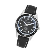 Squale "Super-Squale" Swiss Automatic Skin Diver with Matte Black Dial #SUPERBKBK.RLBK tilt