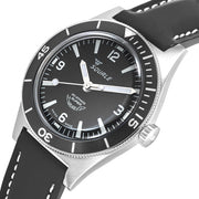 Squale "Super-Squale" Swiss Automatic Skin Diver with Matte Black Dial #SUPERBKBK.RLBK tilt