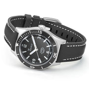 Squale "Super-Squale" Swiss Automatic Skin Diver with Matte Black Dial #SUPERBKBK.RLBK side
