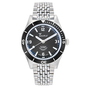 Squale "Super-Squale" Swiss Automatic Skin Diver with Matte Black Dial and Bracelet #SUPERBKBK.AC zoom