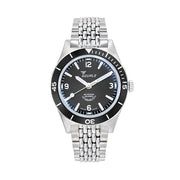 Squale "Super-Squale" Swiss Automatic Skin Diver with Matte Black Dial and Bracelet #SUPERBKBK.AC