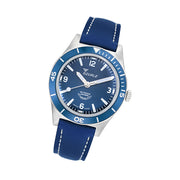 Squale "Super-Squale" Swiss Automatic Skin Diver with Matte Blue Dial #SUPERBLBL.RLBL tilt