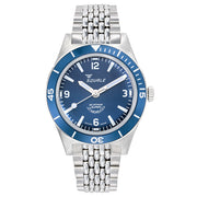 Squale "Super-Squale" Swiss Automatic Skin Diver with Matte Blue Dial and Bracelet #SUPERBLBL.AC zoom