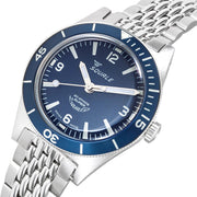 Squale "Super-Squale" Swiss Automatic Skin Diver with Matte Blue Dial and Bracelet #SUPERBLBL.AC