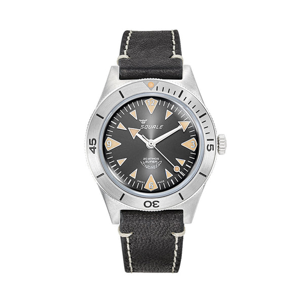 Squale "Super-Squale" Big Arrows Skin Diver with Radiant Black Dial #SUPERSSABK.PN