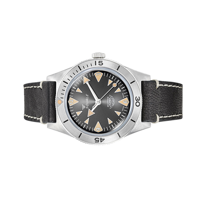 Squale "Super-Squale" Big Arrows Skin Diver with Radiant Black Dial #SUPERSSABK.PN