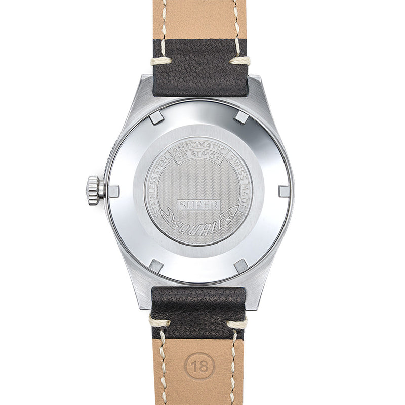 Squale "Super-Squale" Big Arrows Skin Diver with Radiant Black Dial #SUPERSSABK.PN