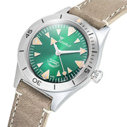 Squale "Super-Squale" Big Arrows Skin Diver with Radiant Green Dial #SUPERSSAGR.PT
