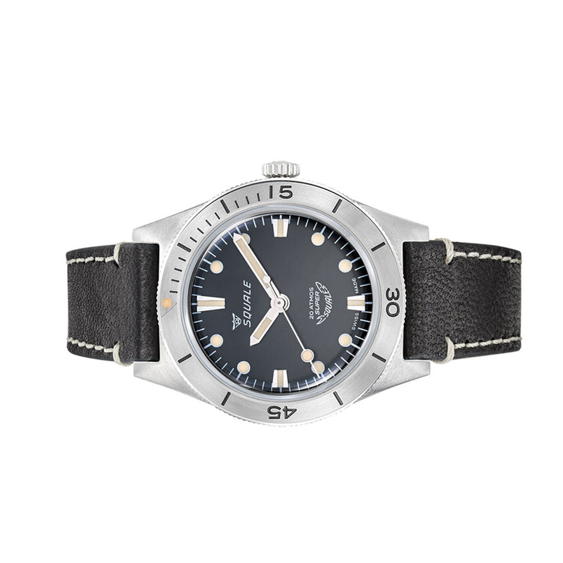 Squale "Super-Squale" Swiss Automatic Skin Diver with Radiant Black Dial #SUPERSSBK.PN side