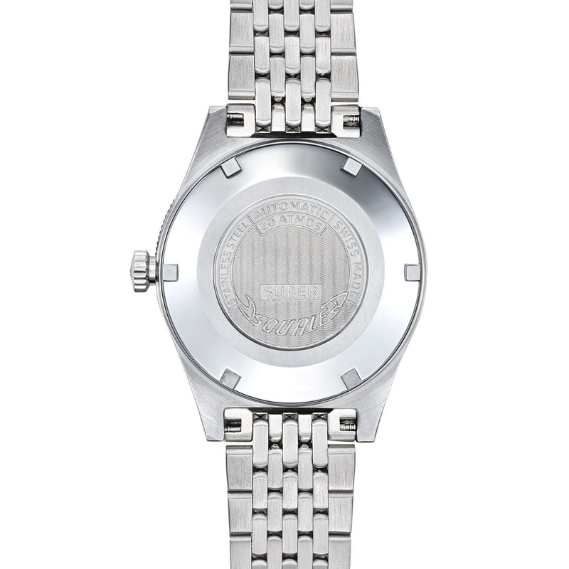 Squale "Super-Squale" Swiss Automatic Skin Diver with Radiant Black Dial #SUPERSSBK.AC back
