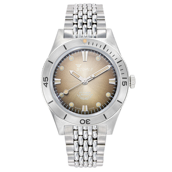 Squale "Super-Squale" Swiss Automatic Skin Diver with Radiant Brown Dial #SUPERSSBW.AC zoom