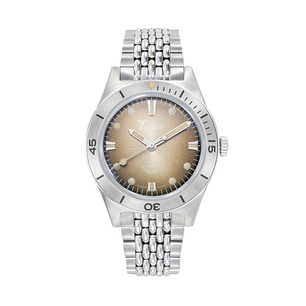 Squale "Super-Squale" Swiss Automatic Skin Diver with Radiant Brown Dial #SUPERSSBW.AC