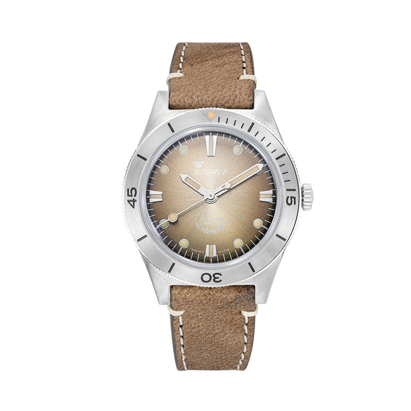 Squale "Super-Squale" Swiss Automatic Skin Diver with Radiant Brown Dial #SUPERSSBW.PBW