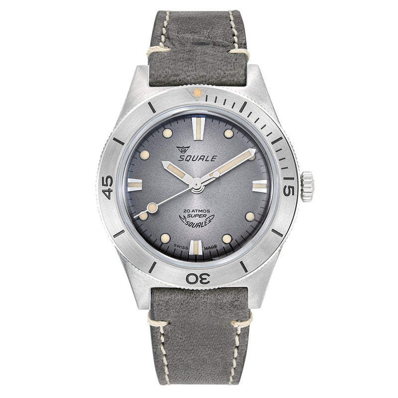 Squale "Super-Squale" Swiss Automatic Skin Diver with Radiant Grey Dial #SUPERSSG.PG zoom