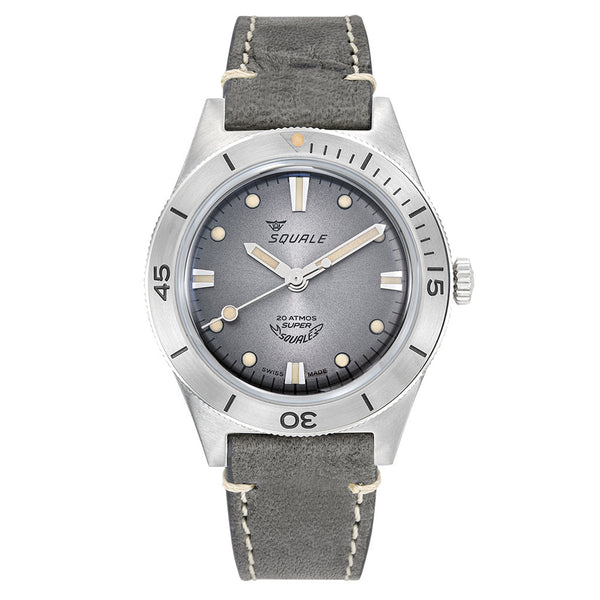 Squale "Super-Squale" Swiss Automatic Skin Diver with Radiant Grey Dial #SUPERSSG.PG zoom