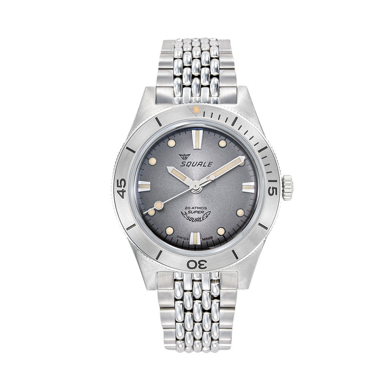 Squale "Super-Squale" Swiss Automatic Skin Diver with Radiant Grey Dial #SUPERSSG.AC