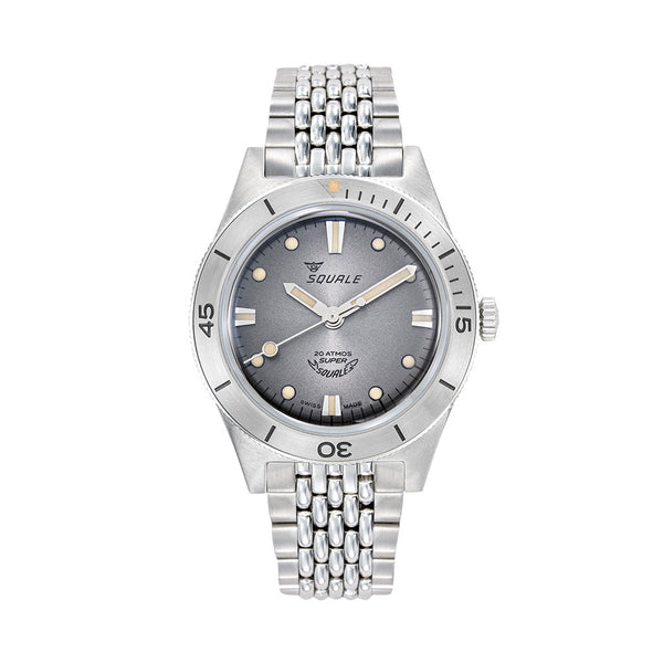 Squale "Super-Squale" Swiss Automatic Skin Diver with Radiant Grey Dial #SUPERSSG.AC