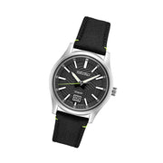 Seiko Essentials Sport Big Date Watch with Matte Black "Streetwear" Dial and Sapphire #SUR517 tilt