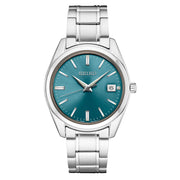 Seiko Essentials 40mm Blue Dial Quartz Watch with Sapphire Crystal #SUR525