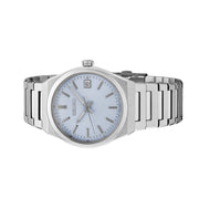Seiko Essentials Watch with Light Blue Striped Dial #SUR599