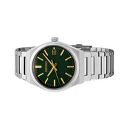 Seiko Essentials Watch with Green Striped Dial #SUR601
