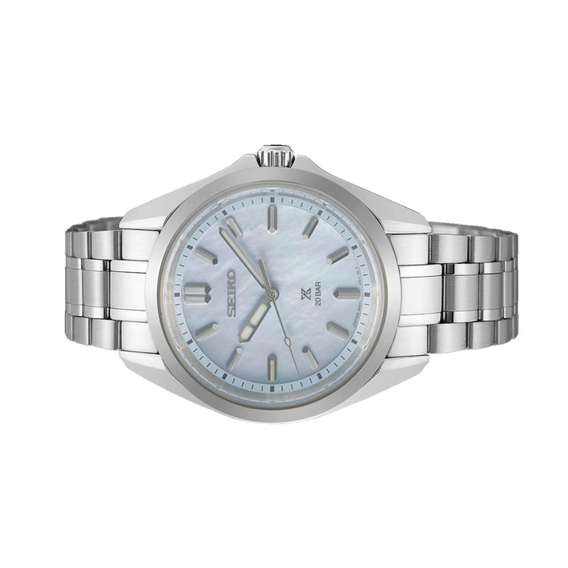 Seiko Prospex Ladies Blue Mother of Pearl Automatic Dive Watch #SUR607