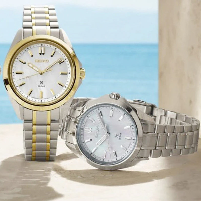 Seiko Prospex Ladies Blue Mother of Pearl Automatic Dive Watch #SUR607