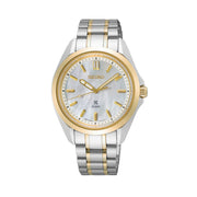 Seiko Prospex Ladies Two-Tone Mother of Pearl Automatic Dive Watch #SUR608