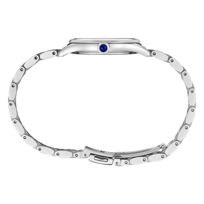 Seiko Essentials Lady's Roman Numeral Watch with Silver-White Dial #SUR609