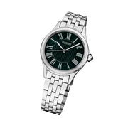 Seiko Essentials Lady's Roman Numeral Watch with Green Dial #SUR611