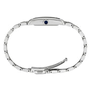 Seiko Essentials Quartz Tank Dress Watch with Blue Dial #SWR085