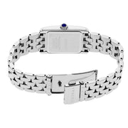 Seiko Essentials Quartz Tank Dress Watch with Blue Dial #SWR085