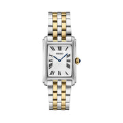 Seiko Essentials Two-Tone Quartz Tank Dress Watch #SWR087