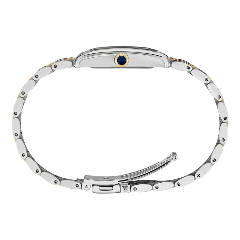 Seiko Essentials Two-Tone Quartz Tank Dress Watch #SWR087