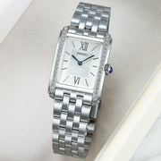 Seiko Women's Rectangular Case Dress Watch #SWR091