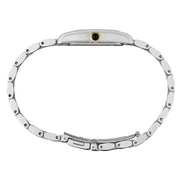 Seiko Women's Rectangular Case Two-Tone Dress Watch #SWR093