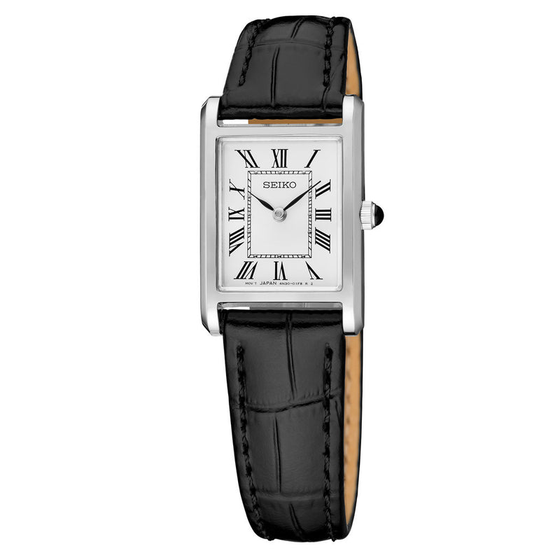 Seiko Lady's Classic Thin Quartz Dress Watch with Sapphire Crystal #SWR107 — Long Island Watch