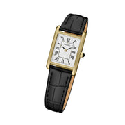 Seiko Lady's Classic Goldtone Thin Quartz Dress Watch with Sapphire Crystal #SWR108