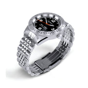 Hemel Sea Dart Automatic Dive Watch with Black Dial Crown