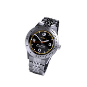 Hemel Sea Dart Automatic Dive Watch with Black Gilt Dial Tilt
