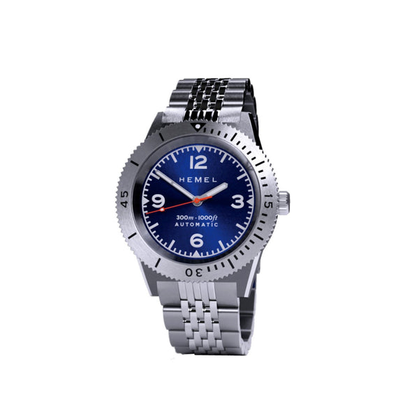 Hemel Sea Dart Automatic Dive Watch with Blue Dial