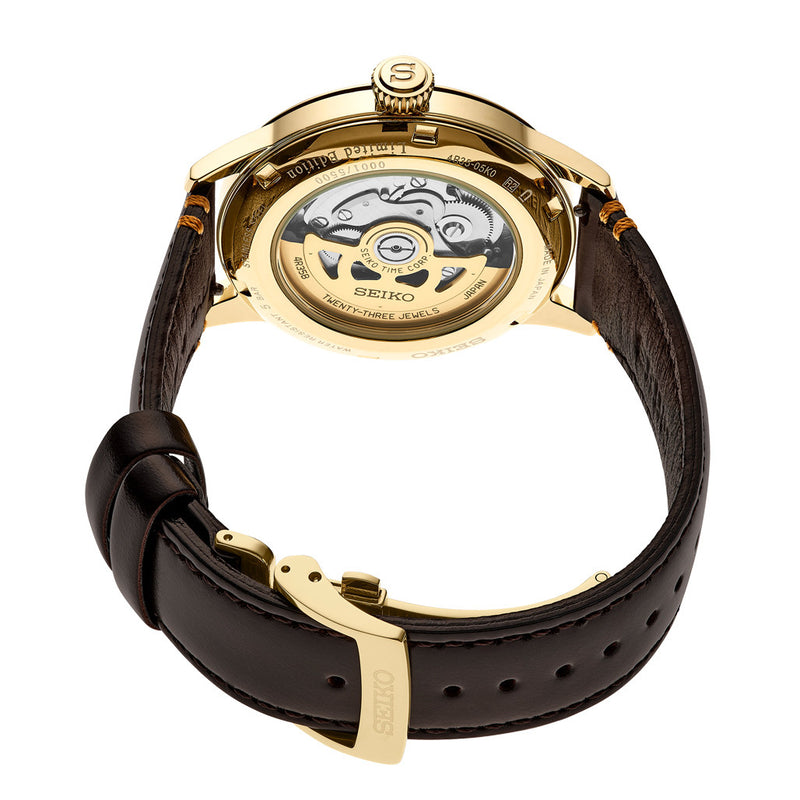 Seiko Presage Cocktail Time Limited Edition Star Bar Watch with Frost Dial #SRPH78 Back