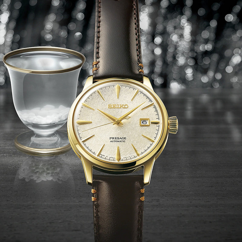 Seiko Presage Cocktail Time Limited Edition Star Bar Watch with Frost Dial #SRPH78 Lifestyle
