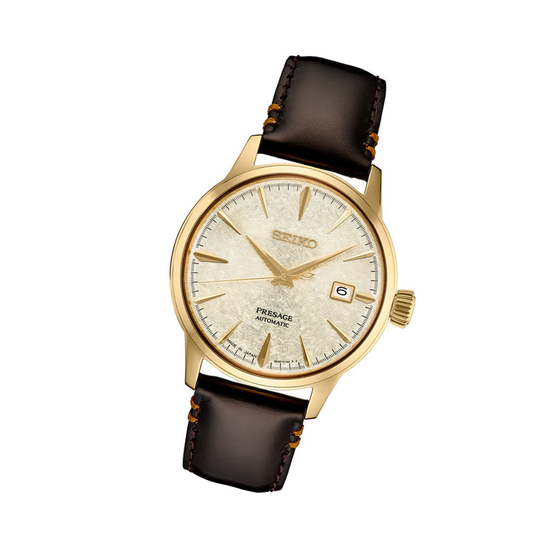 Seiko Presage Cocktail Time Limited Edition Star Bar Watch with Frost Dial #SRPH78 Tilt