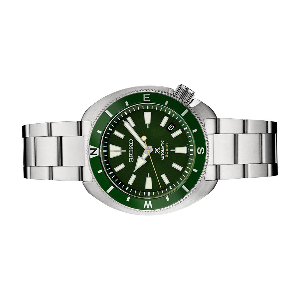 Seiko Prospex Land Tortoise with Green Dial and Sapphire Crystal