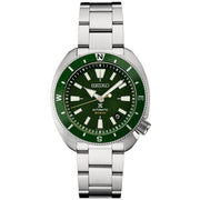 Seiko Prospex SRPH15 Land Tortoise with Green Dial Zoomed
