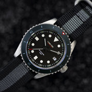 Lum-Tec Solar Powered Military Watch with 39mm Bead Blasted Case #SM-1 Lifestyle