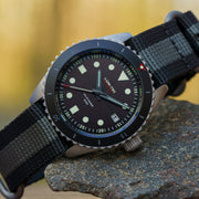 Lum-Tec Solar Powered Military Watch with 39mm Bead Blasted Case #SM-1 Lifestyle