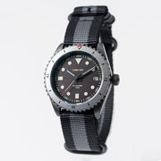 Lum-Tec Solar Powered Military Watch with 39mm Titanium Carbide Bead Blasted Case #SM-2 zoom